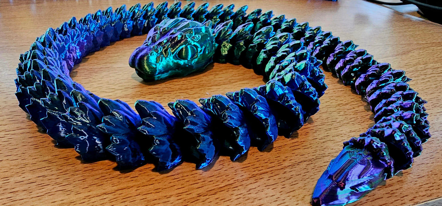 Crystal Snake 3D Print